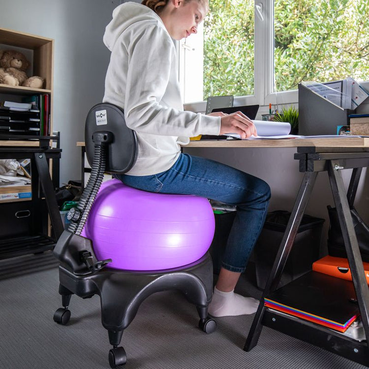 Chaise ergonomique avec ballon Tonic Chair® Confort