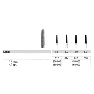 Fraise 856 Diamant - Lissage des callosités et des ongles