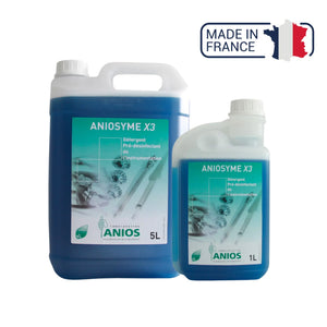 Aniosyme X3 Détergent instrumentation - Bidon de 1L ou 5L - Anios Anios  1-L