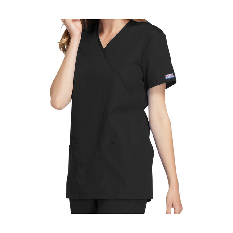 Bayonne - Tunique médicale - Effet cache-coeur  - Manches courtes - Femme - 72 cm - Cherokee Cherokee Authentic Workwear