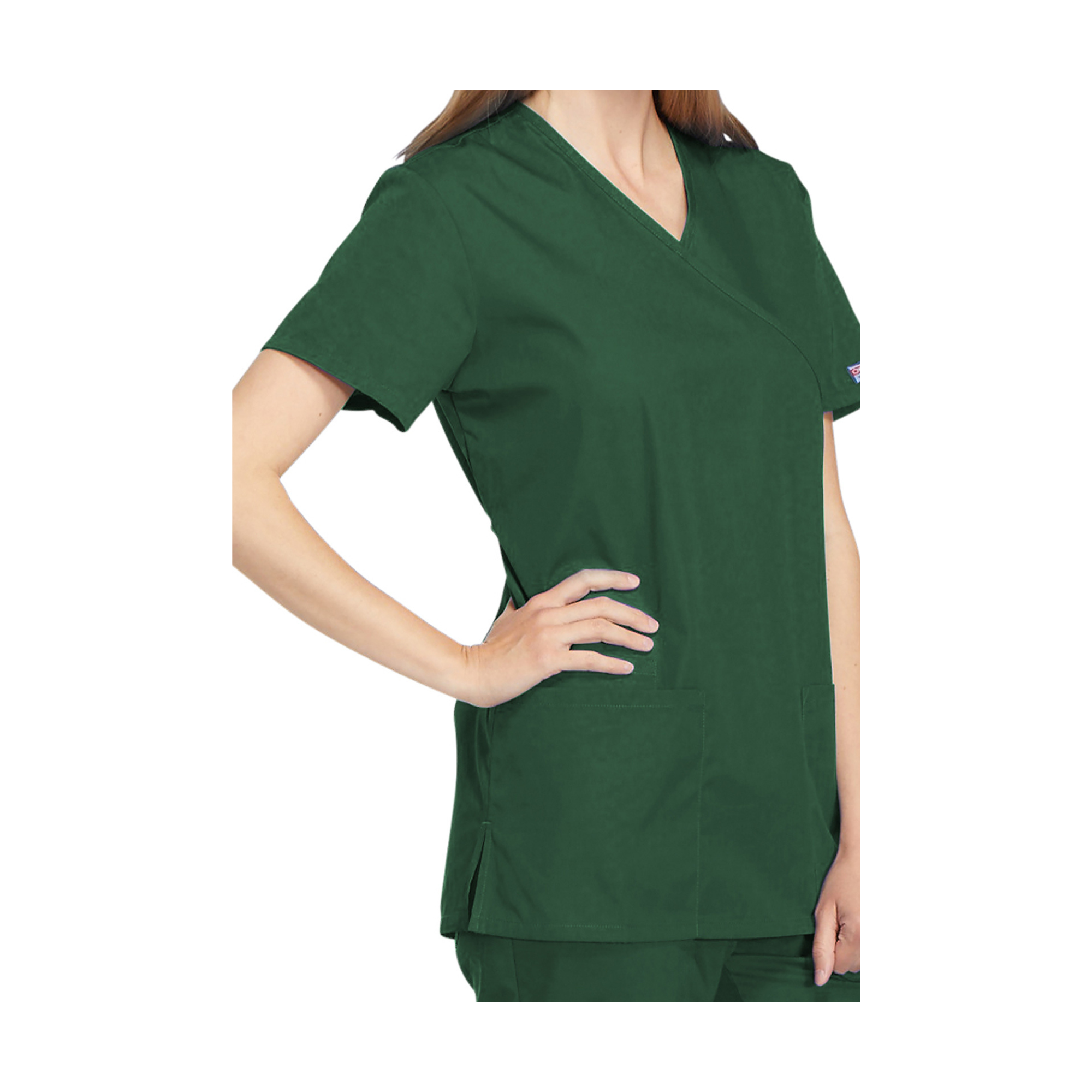 Bayonne - Tunique médicale - Effet cache-coeur  - Manches courtes - Femme - 72 cm - Cherokee Cherokee Authentic Workwear