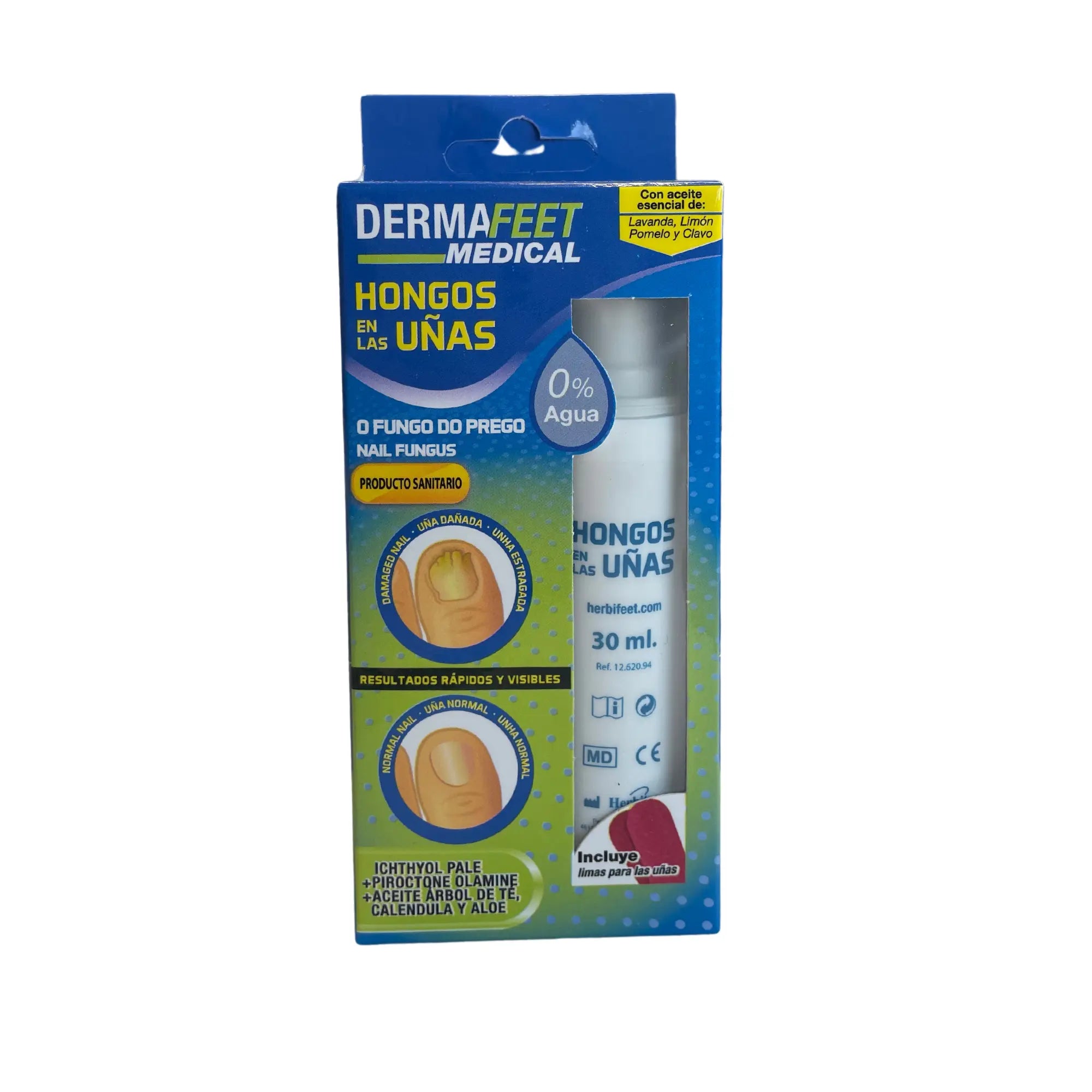 Crayon à ongles Dermafeet Forte - 30 ml - Herbitas Dermafeet 